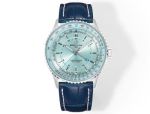 TW Factory Breitling Navitimer 41mm 2836 Movement Ice Blue Face Blue Italian Cowhide Leather Strap Men Watch